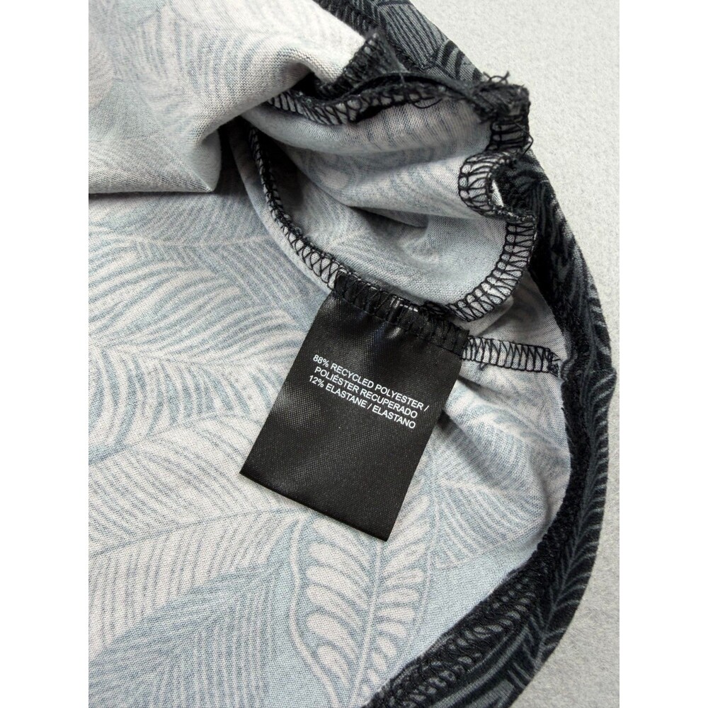 Hang Ten UPF 50+ Sun Protection Shirt Long Sleeve Black Womens M Tropical Print - Picture 9 of 10